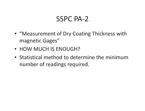 measuring dry film coating thickness according to sspc-pa 3|dry film thickness.